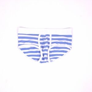 Brief Semi Largo Rayas Azules