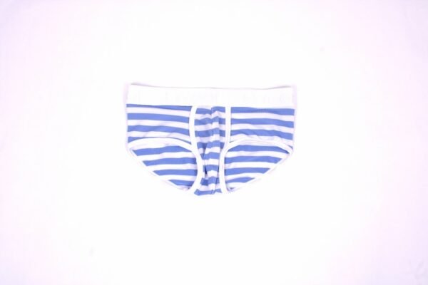 Brief Semi Largo Rayas Azules